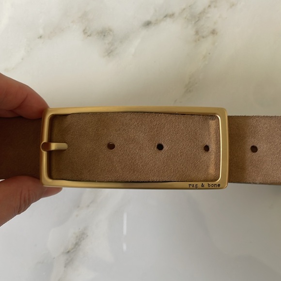 Rag & Bone Rebound Belt- Camel Size S - Picture 1 of 16